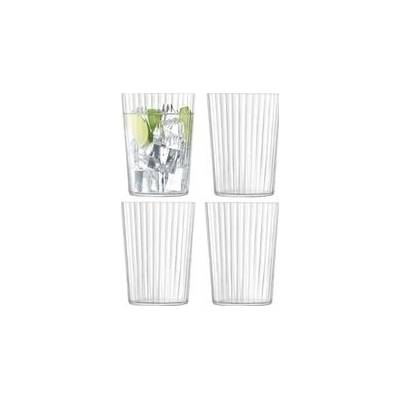 LSA International Gio Line Becher Klar x 4 Line 560 ml 560 ml