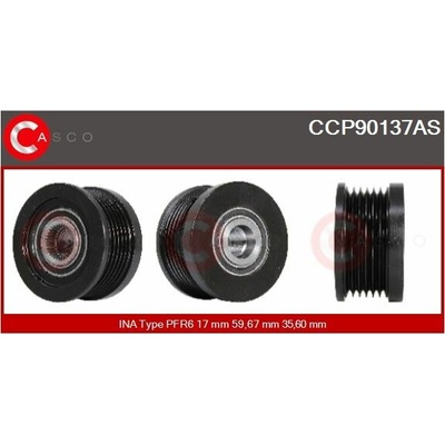 Řemenice, generátor CASCO CCP90137AS