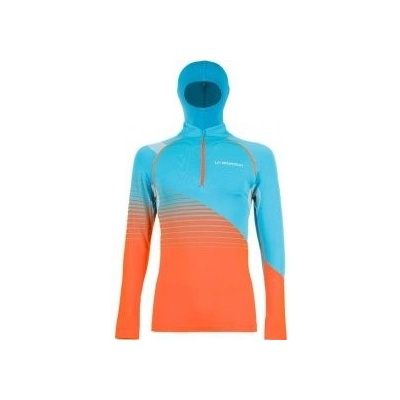 La Sportiva Pollux Long Sleeve M tropic blue/pumpkin