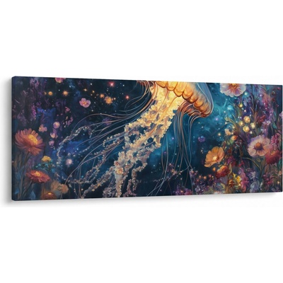 Obraz - Magická medúza, jednodílný 120x50 cm