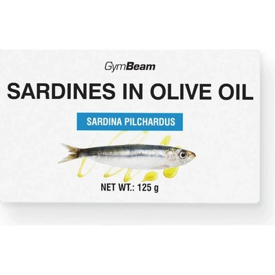 GymBeam Sardinky v olivovém oleji 125 g – Hledejceny.cz
