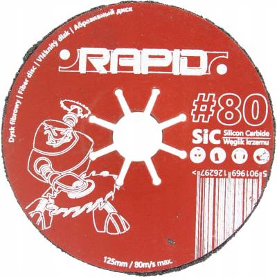 Rapid Brúsny fibrový vláknitý kotúč 125 mm 80 M08322