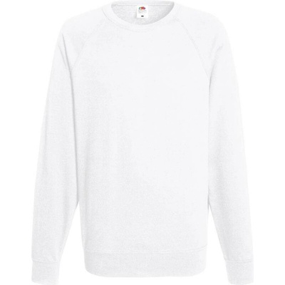 Fruit of the Loom Lightweight Raglan Sweat biela