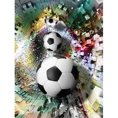 Preinterier Fototapeta panel - PL0772 - 3D futbalová lopta vlies - 206cm x 275cm