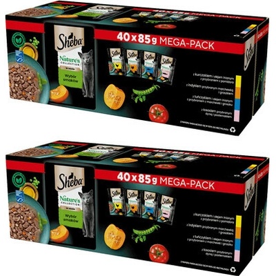 Sheba Nature’s Collection kompletné krmivo v omáčke pre dospelé mačky 80x85 g