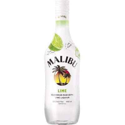 Malibu Lime 21% 0,7 l (holá láhev)