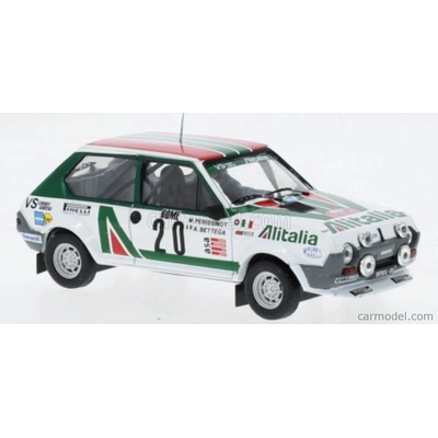 Ixo-models Fiat Ritmo 75 Abarth Alitalia night Version N 20 Rally Montecarlo 1979 Attilio Bettega Maurizio Perissinot Bílá Zelená Červená 1:43