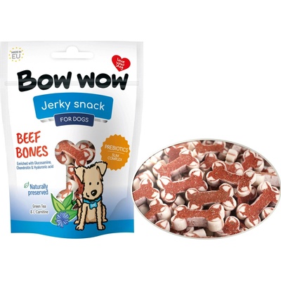 Mira Mar Bow Wow Miramarky kostičky s hovězí příchutí 80 g