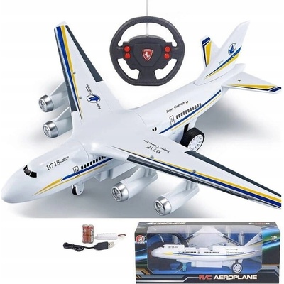 Bigtoys RC letadlo vícebarevné se světelnými efekty RTR