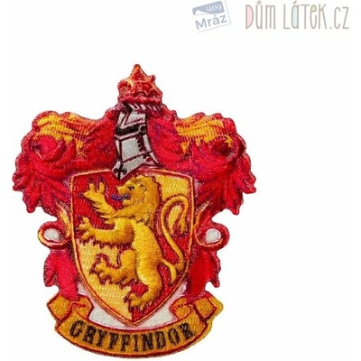Nažehľovacia aplikácia Monoquick Harry Potter Chrabromil kolejní znak