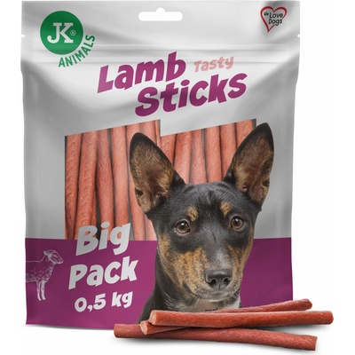 JK ANIMALS Lamb Tasty Sticks jehněčí tyčinky pro psy 500 g