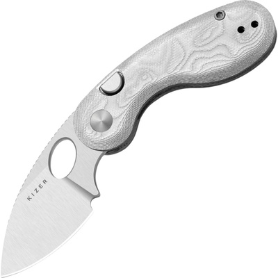 Kizer Microbe 14C28N, Satin, Aluminum Foil G10 V2742A11