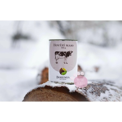 Bohemia Pet Food Hovädzie mäso vo vlastnej šťave 400 g