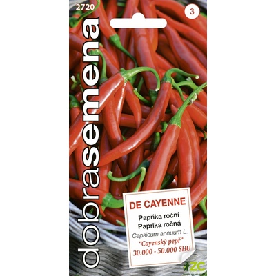 Semo Dobré semená Paprika zel. De Cayenne čili 0,4 g