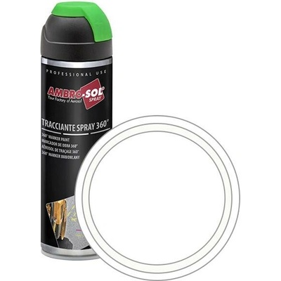 TECH Farba v spreji MARKER 360 RAL 9010 biela 500 ml