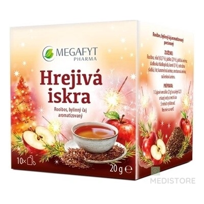 Megafyt Hrejivá iskra Rooibos čaj 10x2 g nálevových vrecúšok
