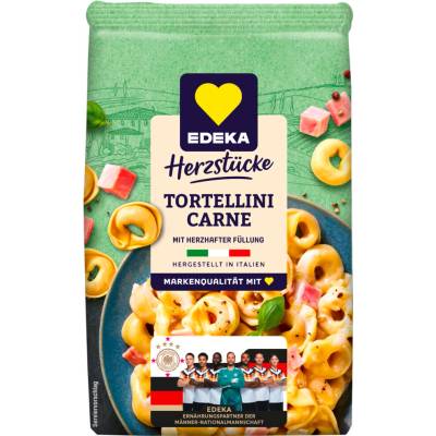 Edeka Tortellini Carne plněné taštičky se šunkou 250 g