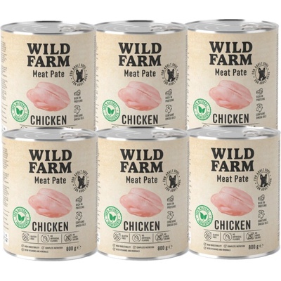 Wild Farm Paštéta z kuracieho mäsa 6 x 800 g