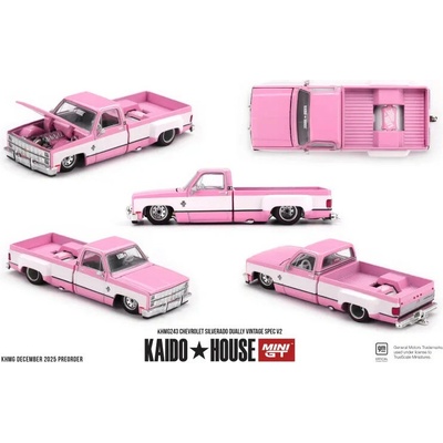 MINI GT Chevrolet Silverado Dually Vintage Spec V2 Kaido House 1:64