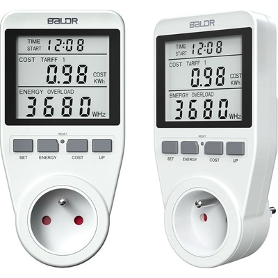 BALDR Wattmeter BD-990 biely