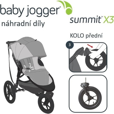 Baby Jogger Přední kolo Summit X3 – Hledejceny.cz