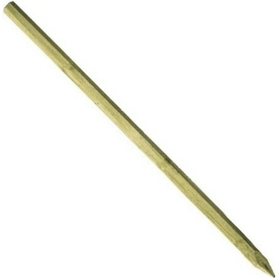 Oporný drevený kôl s hrotom priemer 5 cm, dĺžka 250 cm