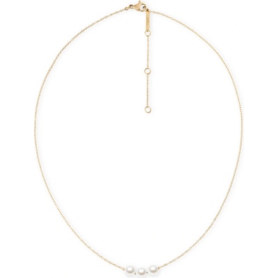 Daniel Wellington Pozlátený náhrdelník so Swarovski perlami DW00402110