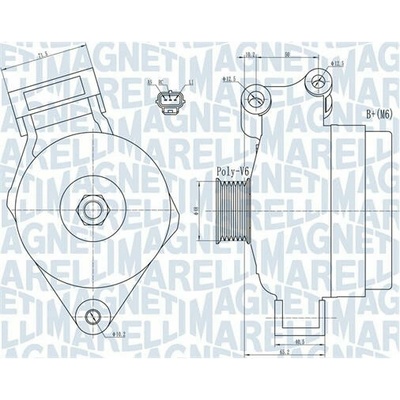 generátor MAGNETI MARELLI 063731925010