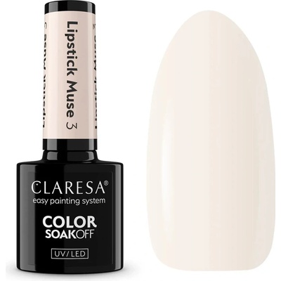 ERANTI Gél lak Claresa Lipstick Muse 3 krémová nude 5 g
