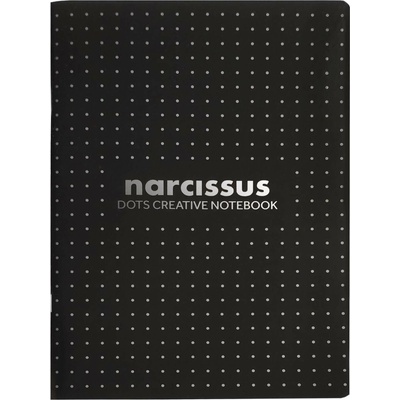 Narcis sešit DOTS A4 60l 80g černý