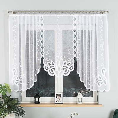 Kusová záclona Evelína Bez řasící pásky 160x300 – Hledejceny.cz