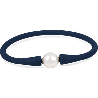 JwL Luxury Pearls Tmavě modrý sportovní perlový náramek JL0342