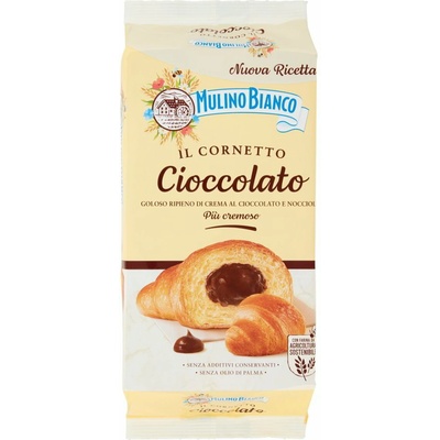 Mulino bianco croissanty plnené čokoládou a lieskovým orechom 6 x 50 g