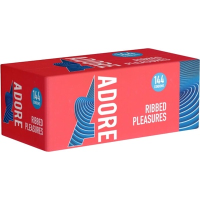 Adore Bulk-Pack Ribbed 144 ks