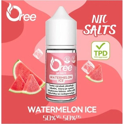 Oree Salt Ledový meloun 10 ml 10 mg