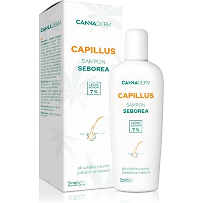 Cannaderm šampon pro suchou a citlivou pokožku hlavy Capillus Seborea 150 ml