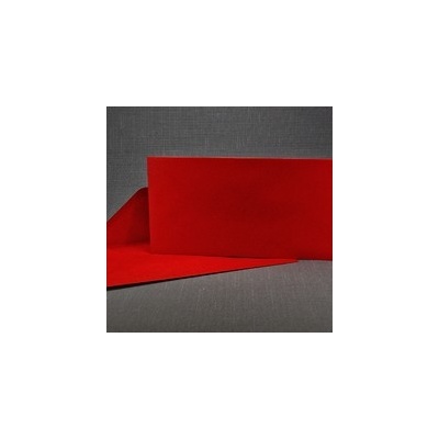 Obálka barevná DL 220 x 110 mm- červená