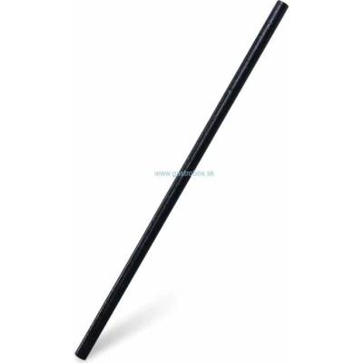 Wimex Slamka bio-kompozit čierna Jumbo O 8 mm x 25cm 100 ks