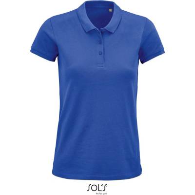 SOL's Collection Polokošile Planet Women bio bavlna krátký rukáv dámská COT-25357545000 Královská modrá