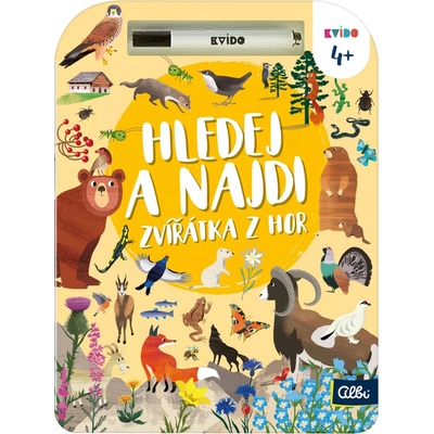 Albi Kvído hledej a najdi zvířátka z hor