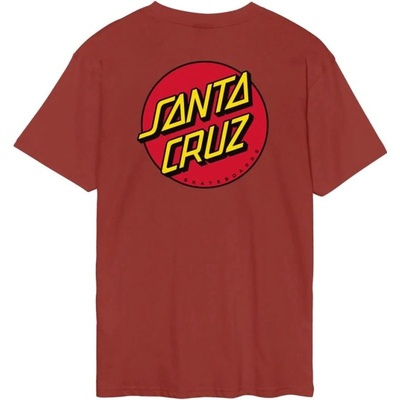 Santa Cruz Classic Dot Chest vínová