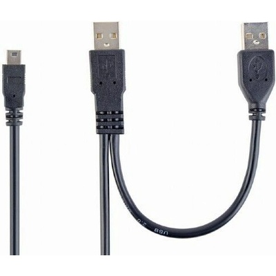 Gembird CCP-USB22-AM5P-3 USB 2.0 s dvojitým napájením, 0,9m