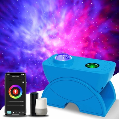 Detský projektor BOT Projektor nočnej oblohy S3 music & flexible modrý (190)