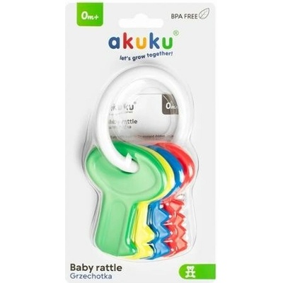 Akuku Chrastítko Klíče BAREVNÉ