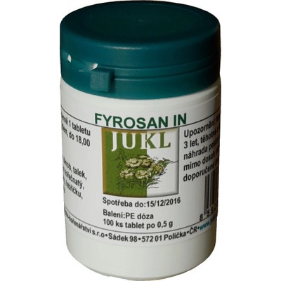 Jukl Fyrosan In 100 tabliet