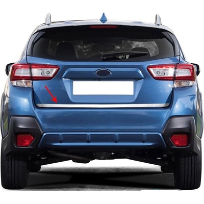 Nerez kryt hrany kufra Subaru XV 2017-2022 leštený
