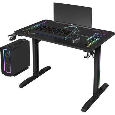ULTRADESK FREEZE V2 ULTRA-GLASS černá UDESK-FRZ-BB