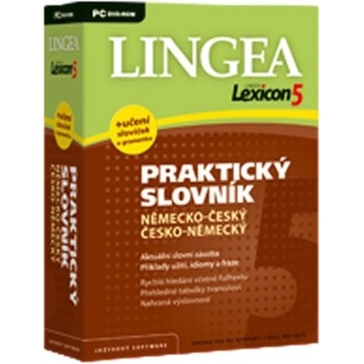 Lexicon 5 Praktický slovník Německo-český, Česko-německý, Jazykový software