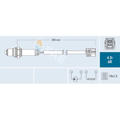 Lambda sonda FAE 75632