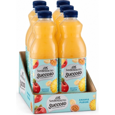San Benedetto ovocný nápoj Succoso Ananas Fusion 6 x 1,5 l